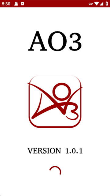 AO3 移动端启动界面